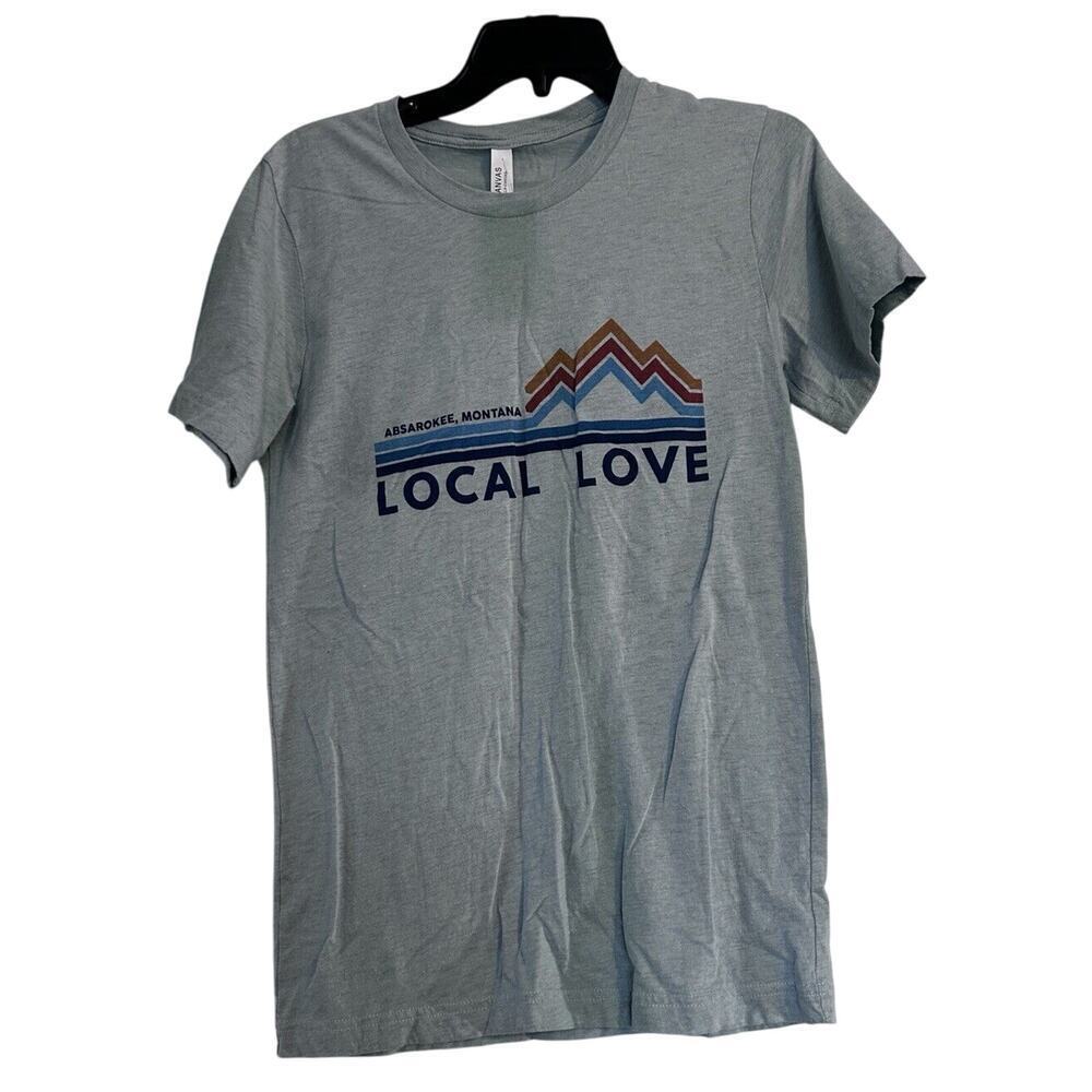 Absarokee Montana Local Love Light Mint Green 2XL Tshirt Tee Shirt